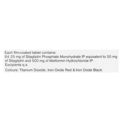 Janumet 50/500mg Tablet 15'S - Global Surgicals