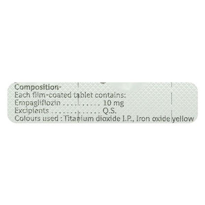 Jardiance 10mg Tablet 10'S - Global Surgicals