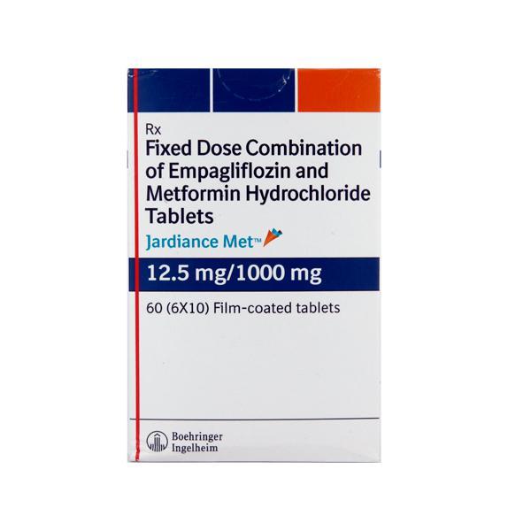 Jardiance Met 12.5/1000mg Tablet 10'S - Global Surgicals