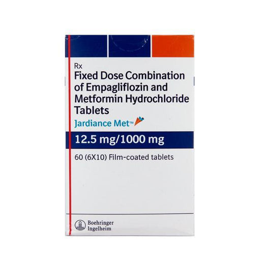 Jardiance Met 12.5/1000mg Tablet 10'S - Global Surgicals