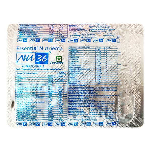 NU 36 Capsule 10'S
