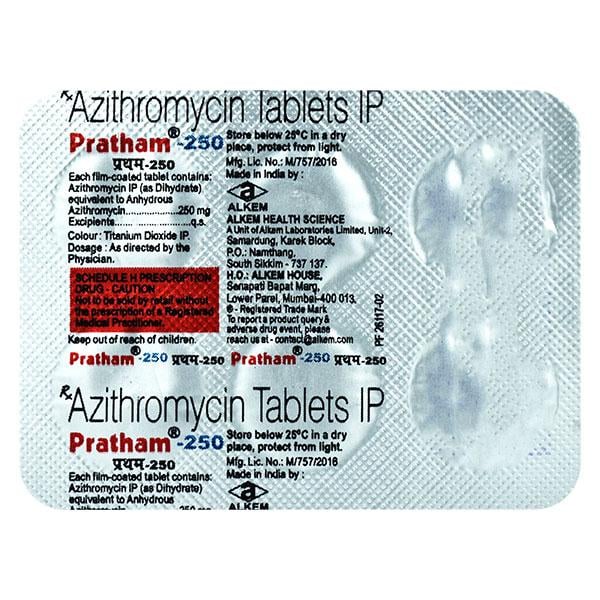 Pratham 250mg Tablet 6'S