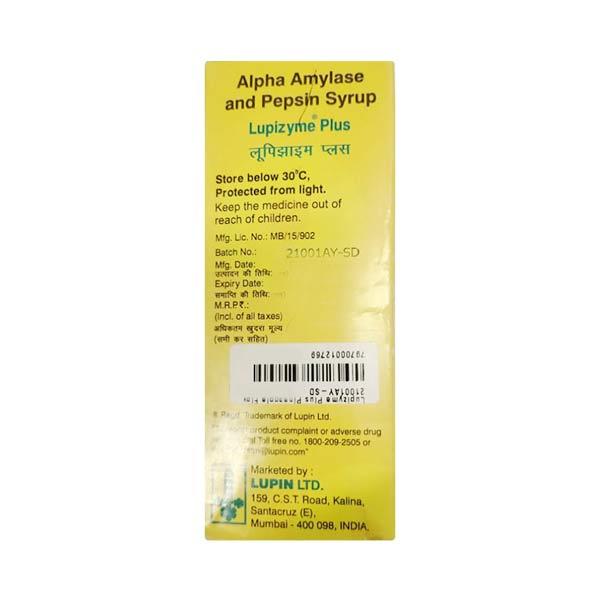 Lupizyme Plus Pineapple Flavour Syrup 100ml