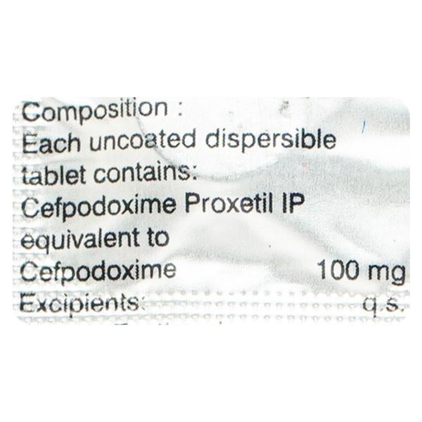 Monocef O DT 100mg Tablet 10'S