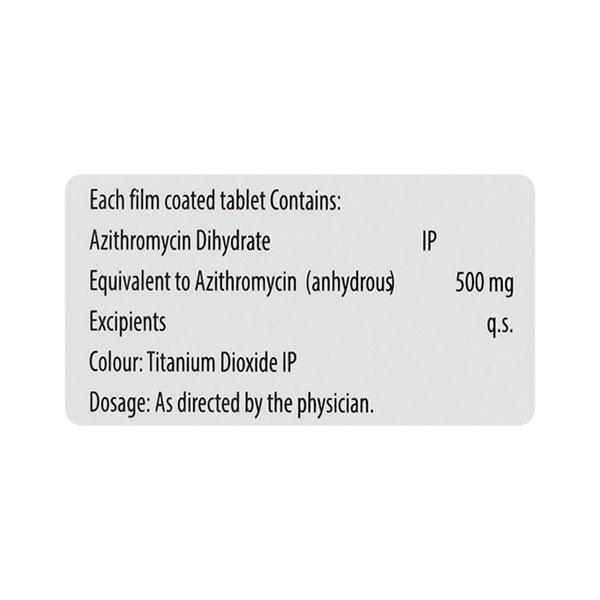 AZINCURE 500 Tablet 3's