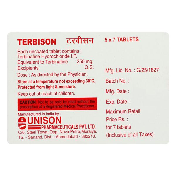 Terbison 250mg Tablet 7'S