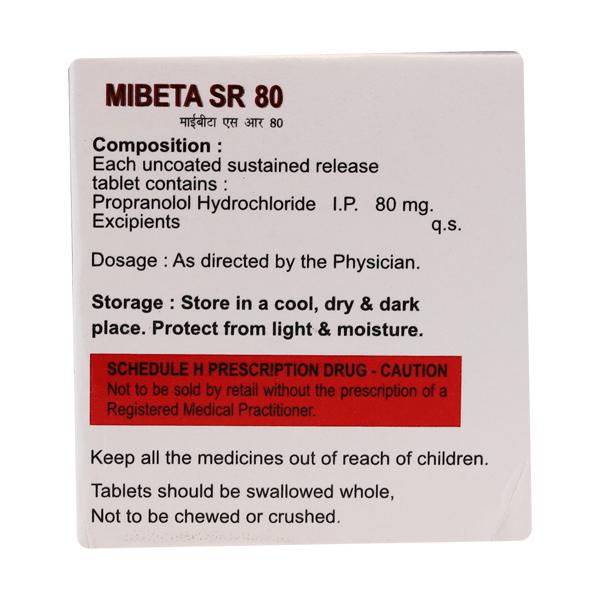 MIBETA SR 80mg Tablet 15's
