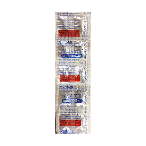 Rosuson 40mg Tablet 10'S
