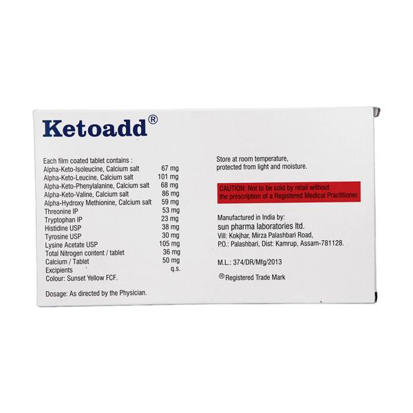 Ketoadd Tablet 20'S