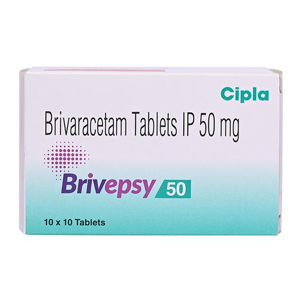 BRIVEPSY 50 Tablet 10's