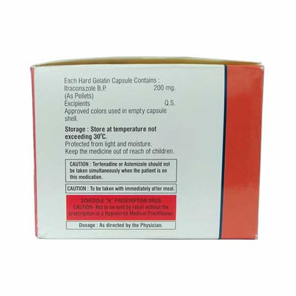 UNIMYCO 200 Capsule 10's