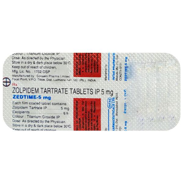 Zedtime 5mg Tablet 10'S