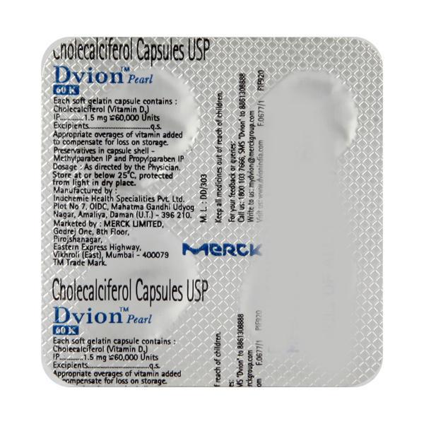 Dvion Pearl 60K Capsule 4'S