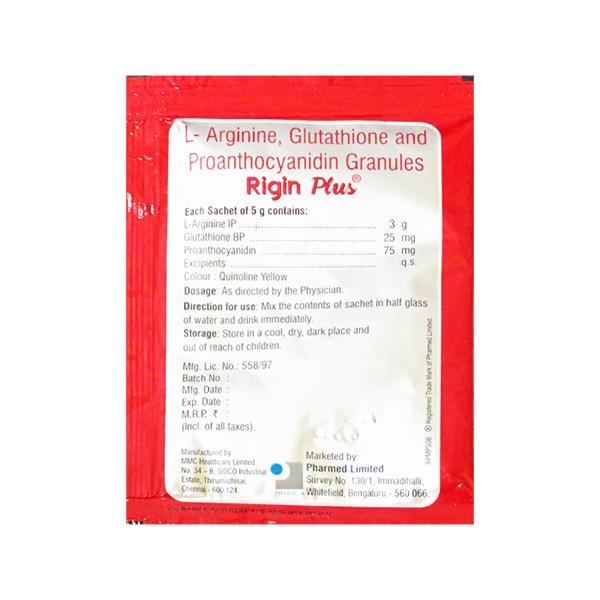 Rigin plus Sugar Free Apple Flavour Sachet 5gm