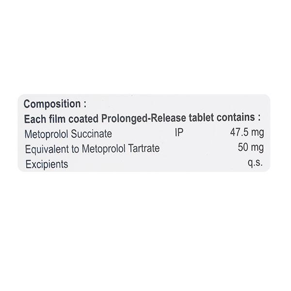 Metol XL 50mg Tablet 10'S