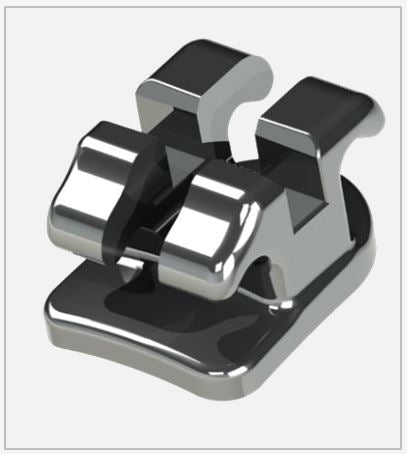JJ Ortho Orthox Metal Conventional Brackets - Global Surgicals