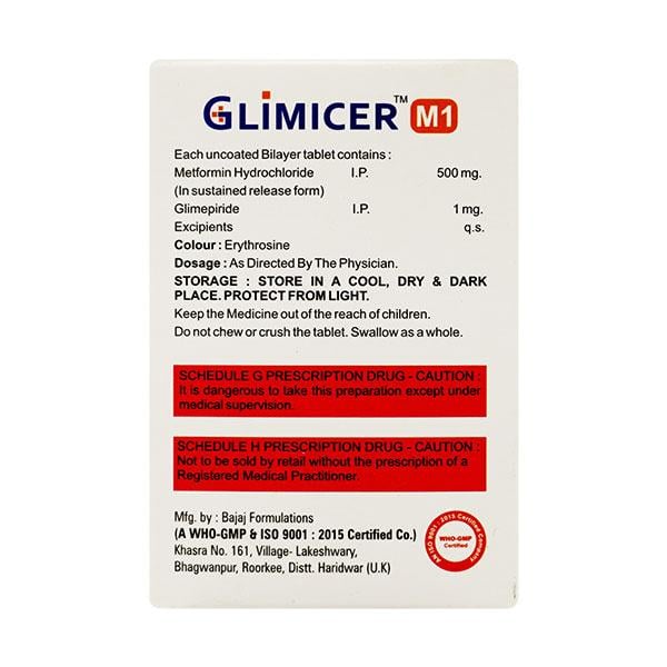 GLIMICER M1 Tablet 10's