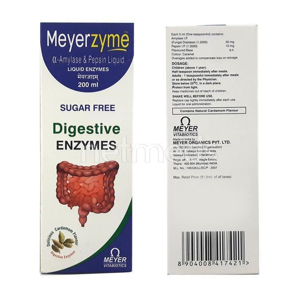 Meyerzyme Sugar Free Delicious Cardamom Flavour Liquid 200ml