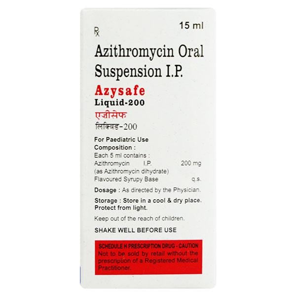 AZYSAFE 200 Syrup 15ml