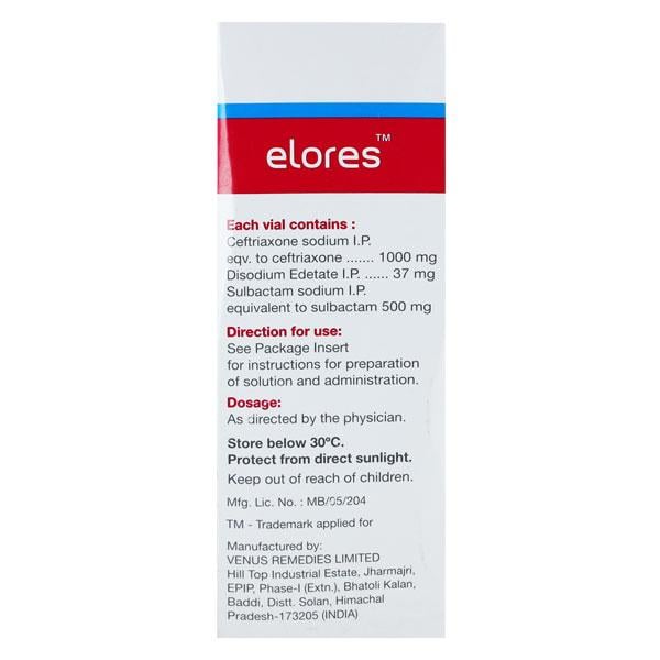 Elores 1.5gm Injection 1'S