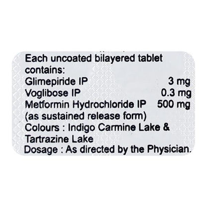 VOLICURE TRIO 3/0.3mg Tablet 15's