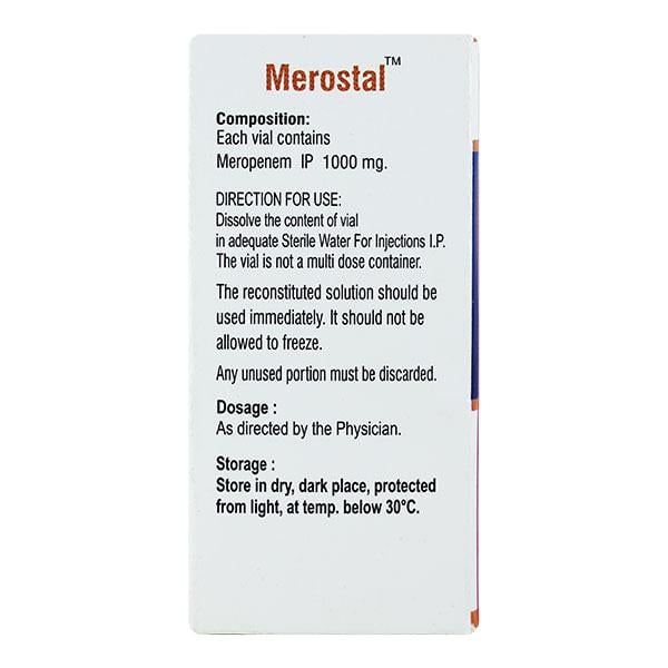 MEROSTAL 1gm Injection 1's