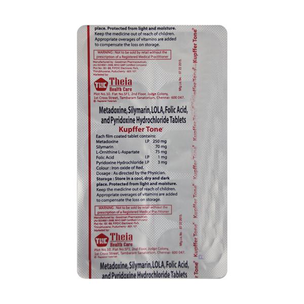 Kupffer Tone Tablet 10'S