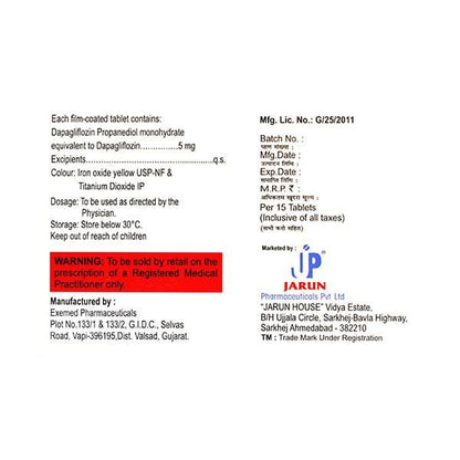 JODAPA 5 Tablet 15's - Global Surgicals