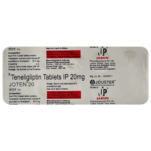 Joten 20Mg Tablet 10's - Global Surgicals