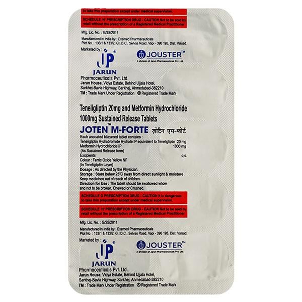Joten M Forte Tablet 10's - Global Surgicals