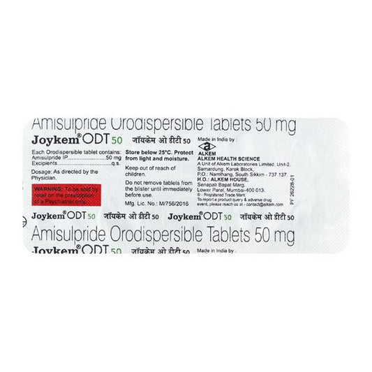 Joykem Odt 50mg Tablet 10'S - Global Surgicals