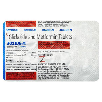 Jozide M Tablet 10'S - Global Surgicals