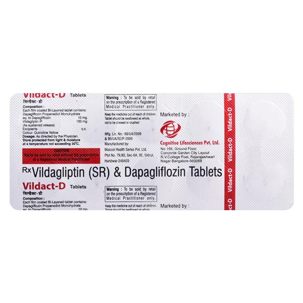 VILDACT D Tablet 10's