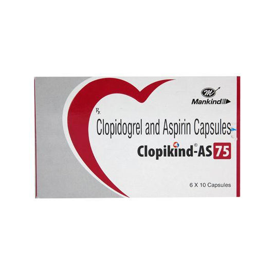 Clopikind AS 75mg Capsule 10'S