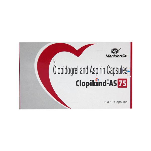 Clopikind AS 75mg Capsule 10'S