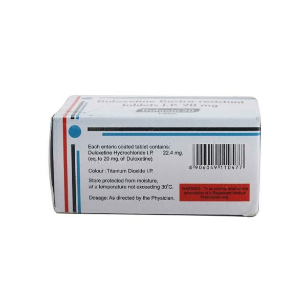 DULOXIN 20mg Tablet 10's