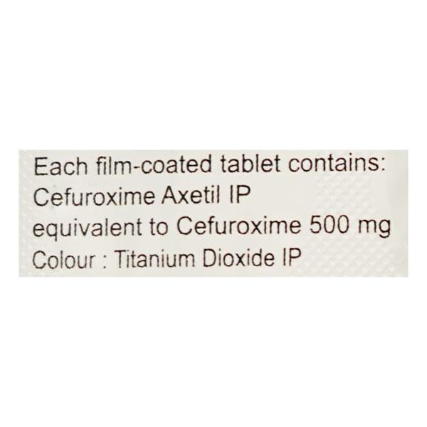 BIPACEF 500 Tablet 10's