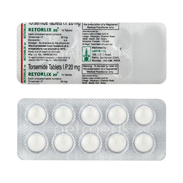 Retorlix 20mg Tablet 10'S
