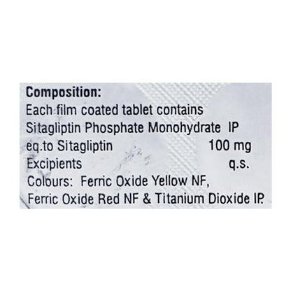 JSITA 100 Tablet 10's - Global Surgicals