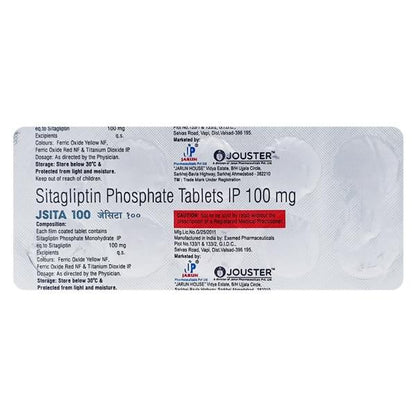 JSITA 100 Tablet 10's - Global Surgicals