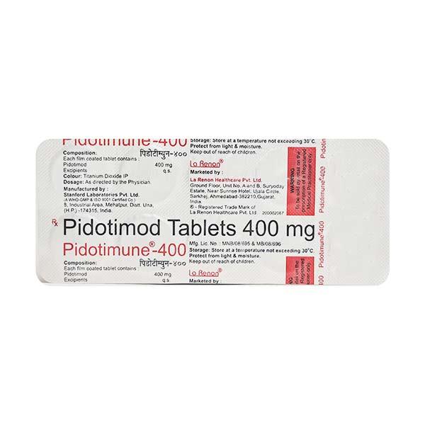 Pidotimune 400mg Tablet 10'S