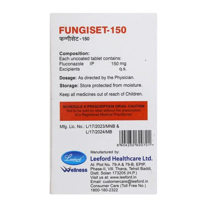 Fungiset 150mg Tablet 1'S