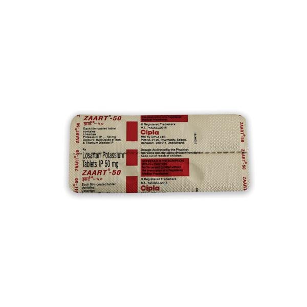 Zaart 50mg Tablet 10'S