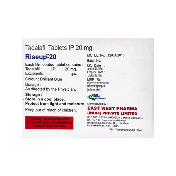 RISEUP 20MG TABLET 4'S