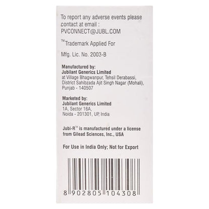 JUBI R 100mg Injection 1's - Global Surgicals
