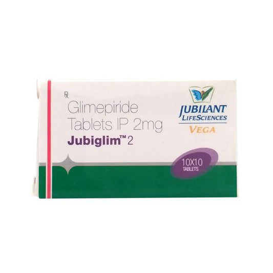 Jubiglim 2mg Tablet 10'S - Global Surgicals