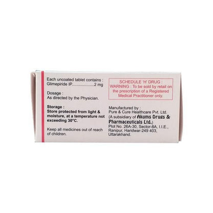 Jubiglim 2mg Tablet 10'S - Global Surgicals