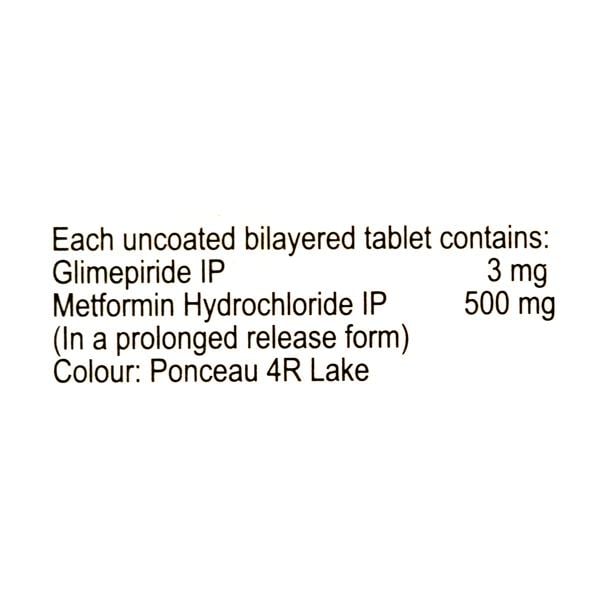 JUBIGLIM M 3 Tablet 10's - Global Surgicals