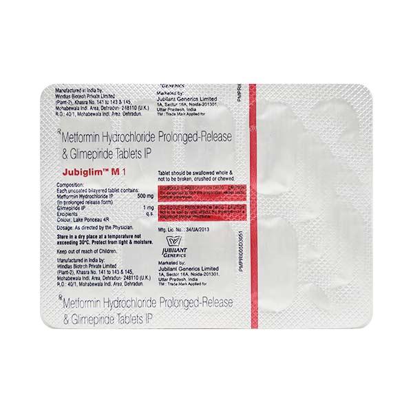 Jubiglim M1 Forte Tablet 10'S - Global Surgicals