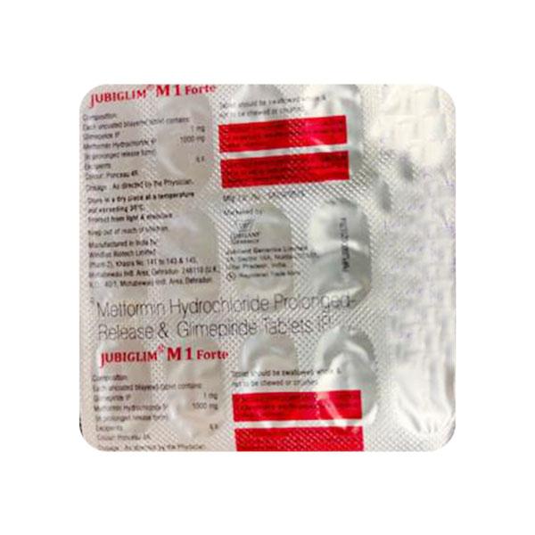JUBIGLIM M1 FORTE Tablet 15's - Global Surgicals